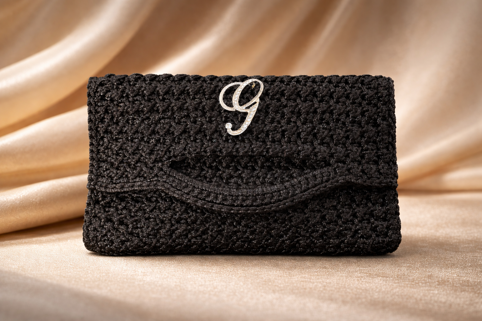 Tasche Noir Initiale von Germana Acri